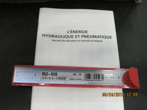 Livret : L'énergie hydraulique et pneumatique - Règle de précision