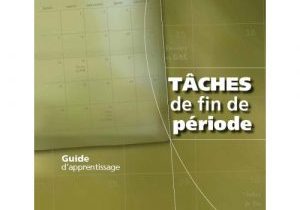 461-185 - Tâches de fin de période (SOFAD)