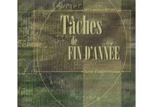 461-195 - Tâches de fin d'année (SOFAD)
